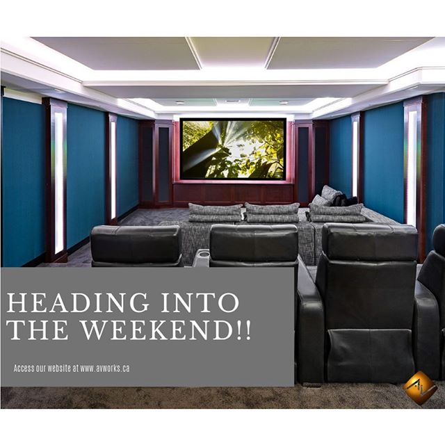 Happy Friday!
#yegsmallbusiness #hometheatre #homeautomation #smarthome #weekend #friyay #avworksyeg