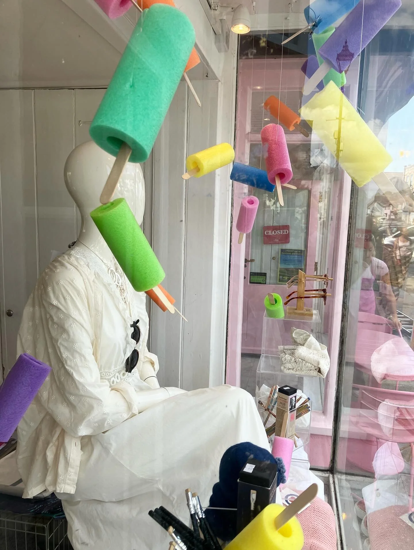 ☀️Sunshine and lollipops 🍭 our little shop is absolutely bustling with new summer fits, accessories, and gifts, so we thought we&rsquo;d give it a sugary makeover to match! We&rsquo;ve got everything you need for summer, come and see for yourself&he