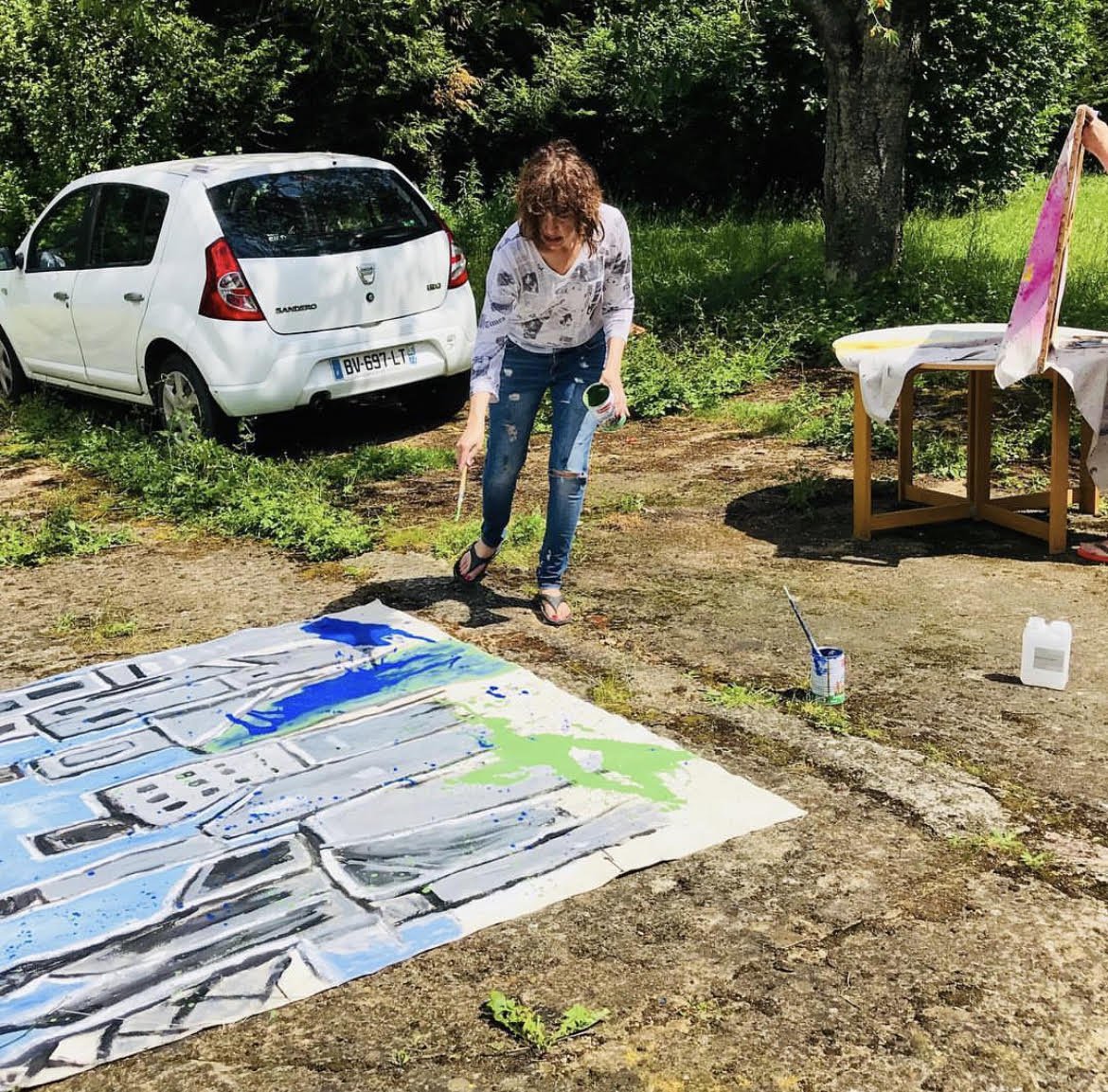 Painting In Action, France, 2018