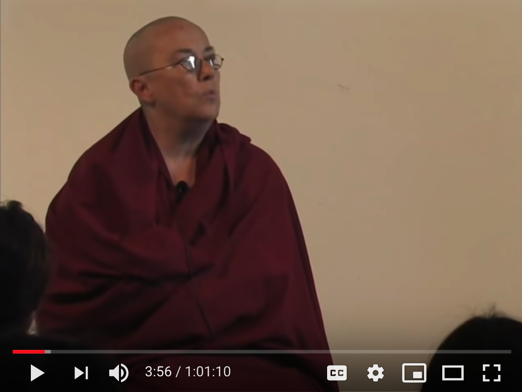Video: The Venerable Robina Courtin, "Be Your Own Therapist"
