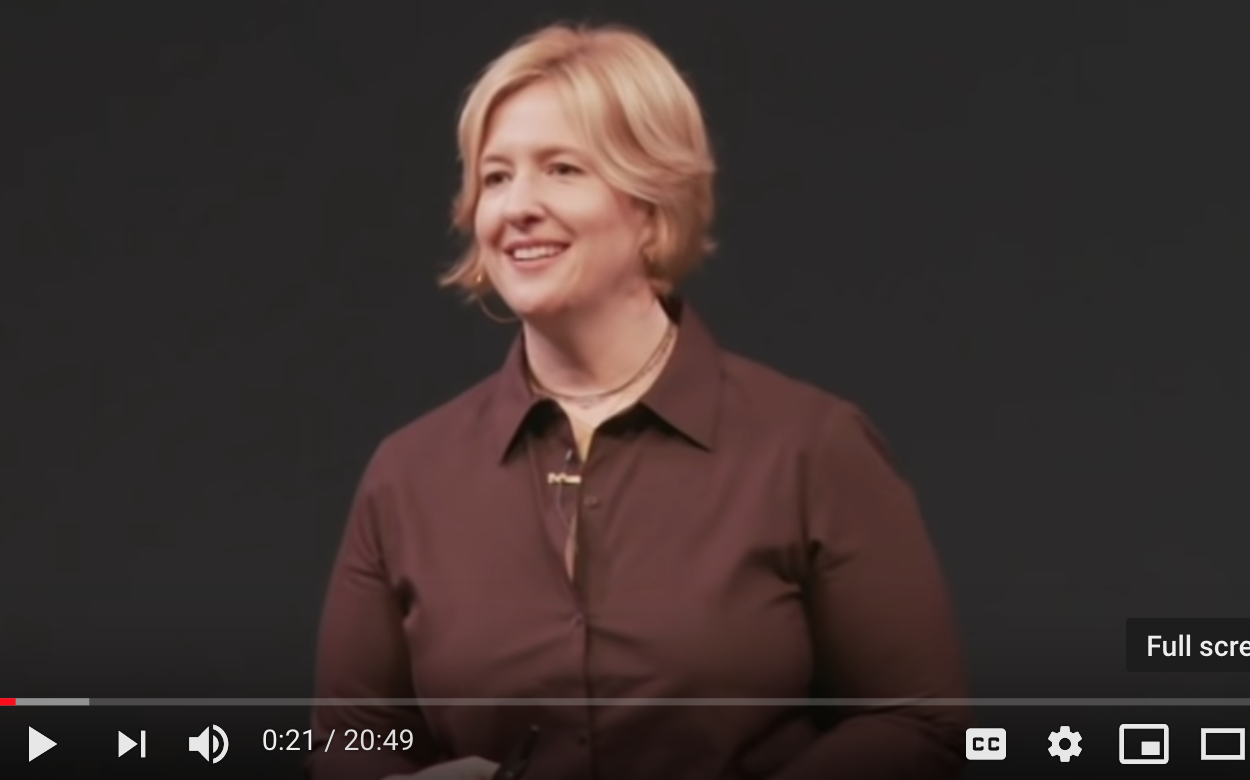 Video: Brene Brown, The Power of Vulnerability