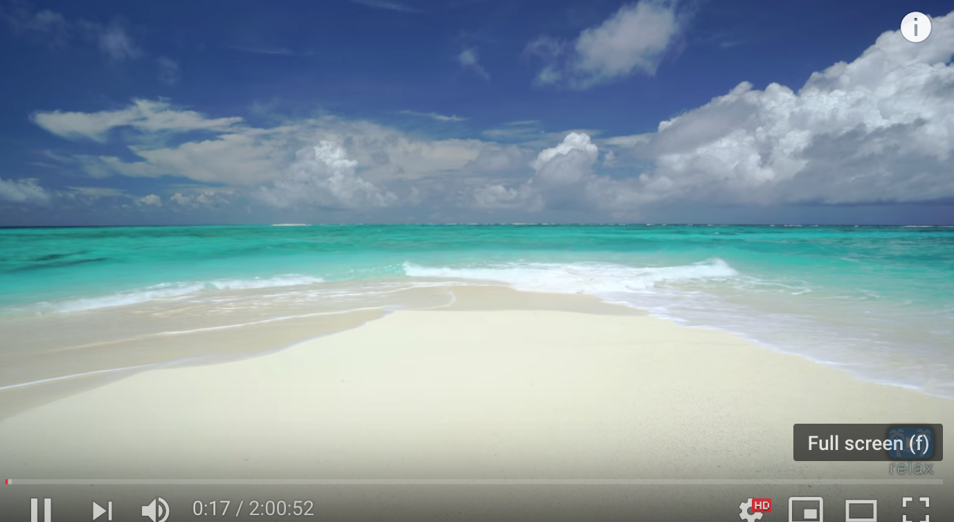 Video: Two hours on a beach