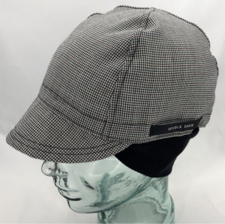 CYCLING CAP  100% WOOL GRAY COLOR   HANDMADE IN USA L M S 