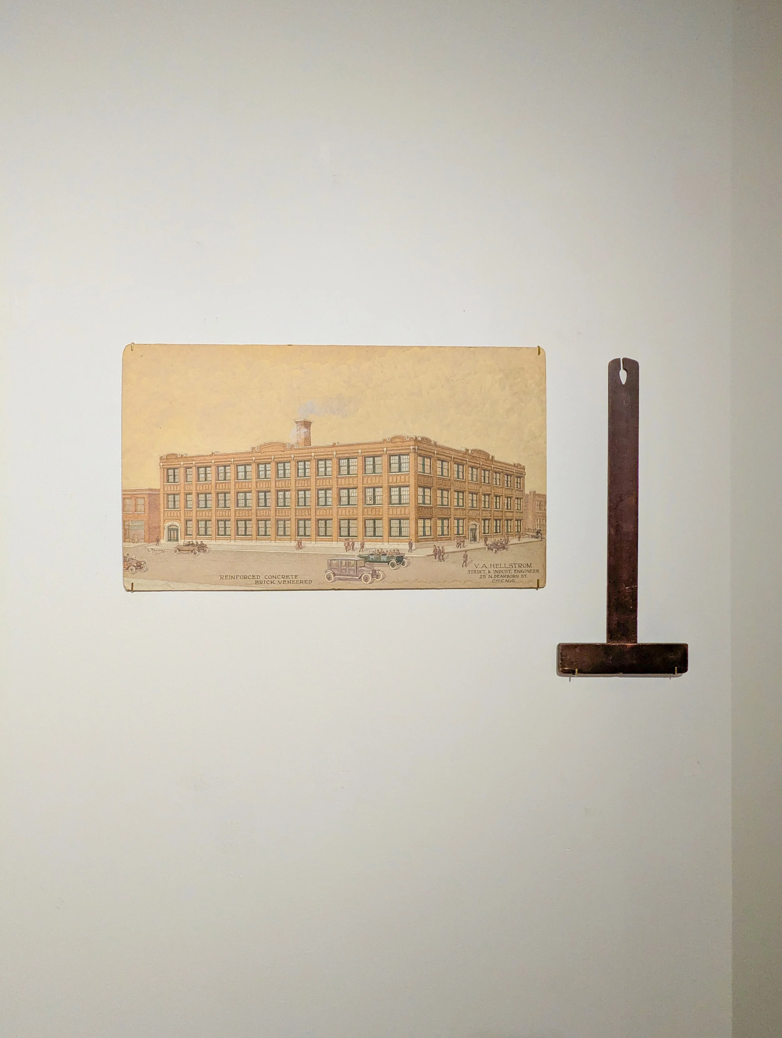 V.A. Hellstrom, STRUCT. & INDUST. ENGINEER, 25 N DEARBORN ST. CHICAGO