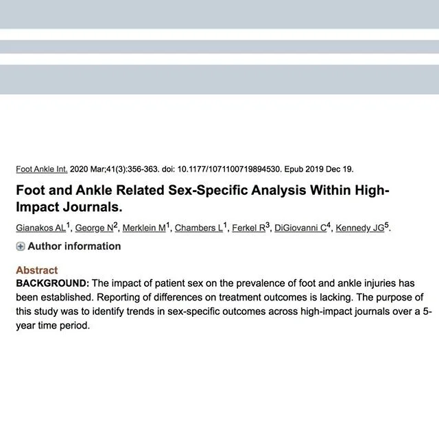The primary author of this new study, Dr. Gianakos, is one of my former fellows! 👏 This new study is a collaborative effort from @SaintBarnabasNJ, @Harvard and @NYUniversity that shows that gender is rarely included as a variable when evaluating out