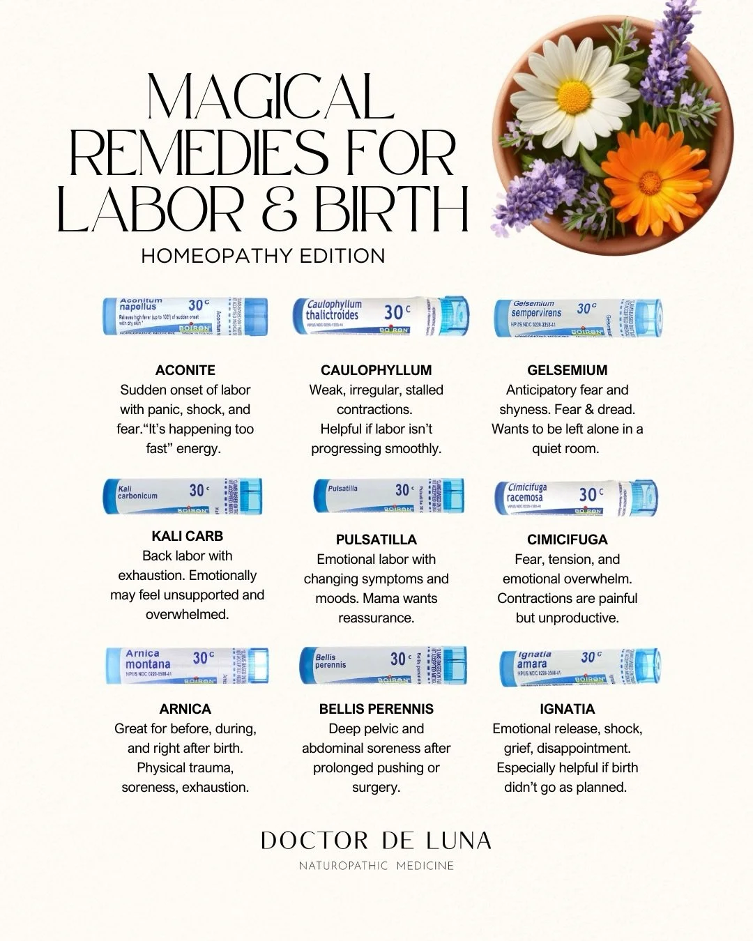 🐣🤰🏽Magical remedies for labor + birth ✨

Homeopathy is one of the gentlest tools in the medicine cabinet. Remedies are safe, non-toxic, and designed to support the body&rsquo;s natural process, not override it.

✨Birth isn&rsquo;t something to con