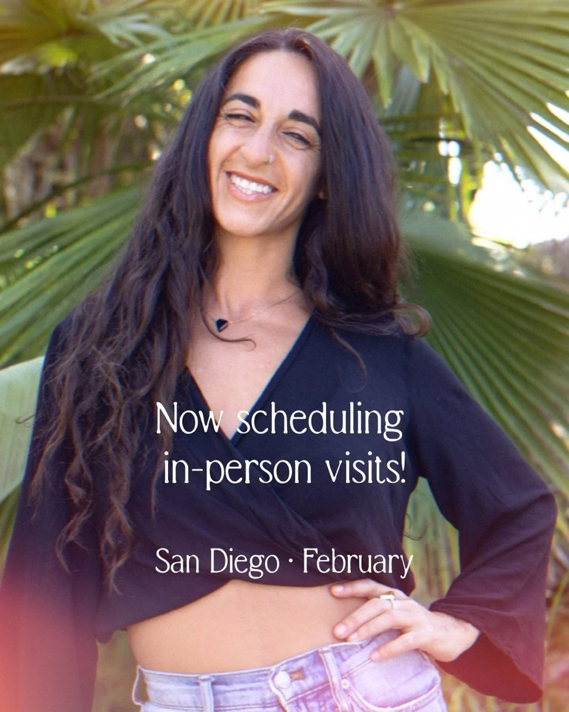 🙌San Diego friends - I&rsquo;ll be back in February and opening a small number of in-person visits 🤍

If you&rsquo;ve been wanting to work together in person, this is your window.

These sessions are in depth and rooted in understanding why your bo