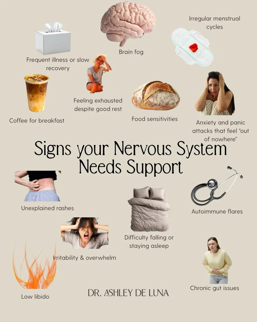 Just because something is common doesn&rsquo;t mean it&rsquo;s normal - or healthy.

A lot of people assume these symptoms mean something is wrong with them.
Often, they&rsquo;re signs of a nervous system that&rsquo;s been carrying too much for too l