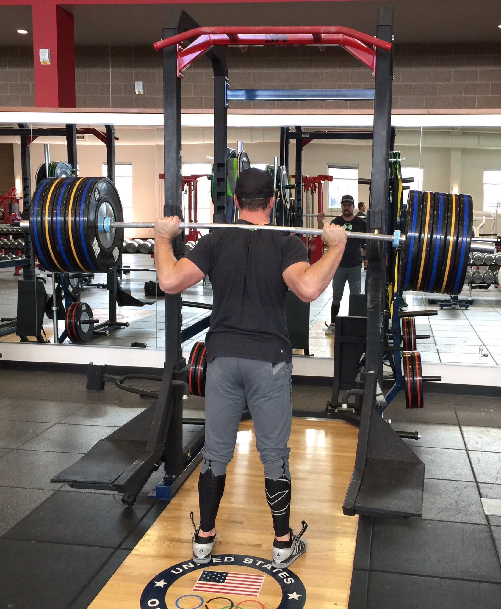 Bobsledders train for power...