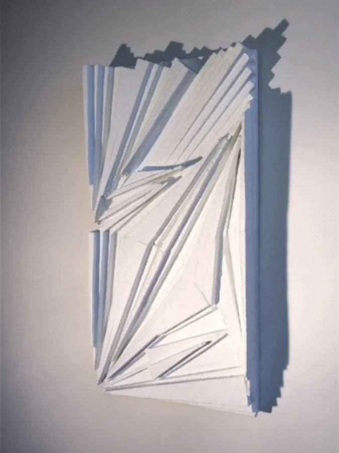  12” x 24” x 3” | flat white acrylic painted wood | 2015 