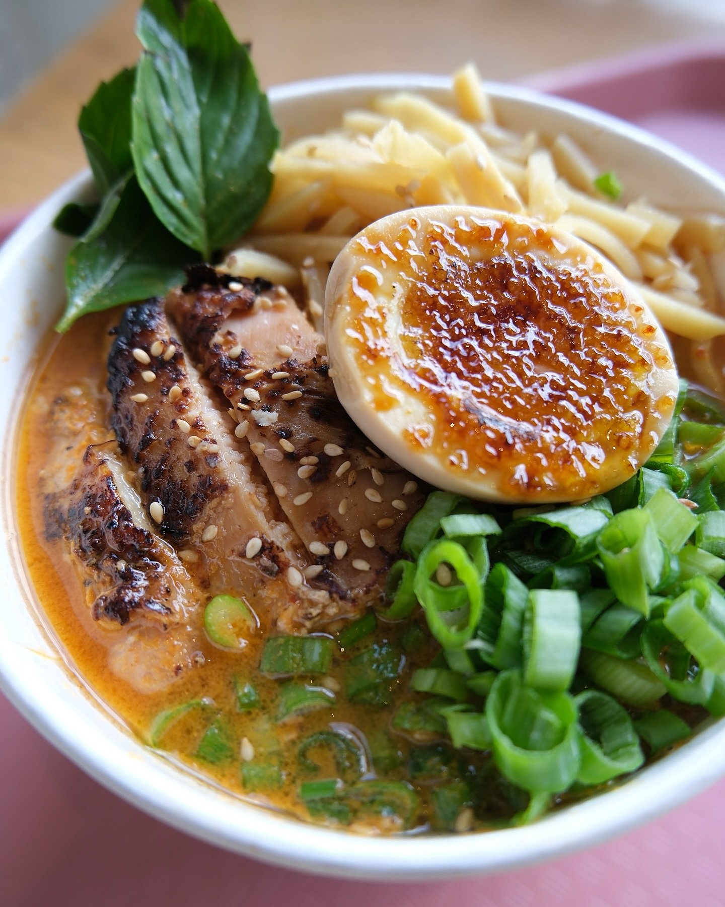 🔥✨ From Domu to Chibi, the br&ucirc;l&eacute;e egg takeover is complete. Taste the caramelized goodness that elevates every bowl. 🍜❤️ #RamenMagic 
.
.
.
.
.
.
.
.
.
#ramen #food #noodles #foodie #ramennoodles #japanesefood #ramenlover #instafood #f