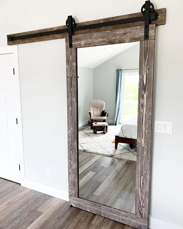 Custom mirrored barn door install today 🛠 •
bobsbuilds.com
bobs.builds@yahoo.com •
•
•
•
#wood #woodwork #woodworking #woodworkforall #beachhouse #beachdecor #customdesign #homedecor #handmade #handcrafted #staugustine #stauglocals #smallbusiness #shopsmall #interiordesign #interiordecor #barndoor #barndoors #mirror #mirrors