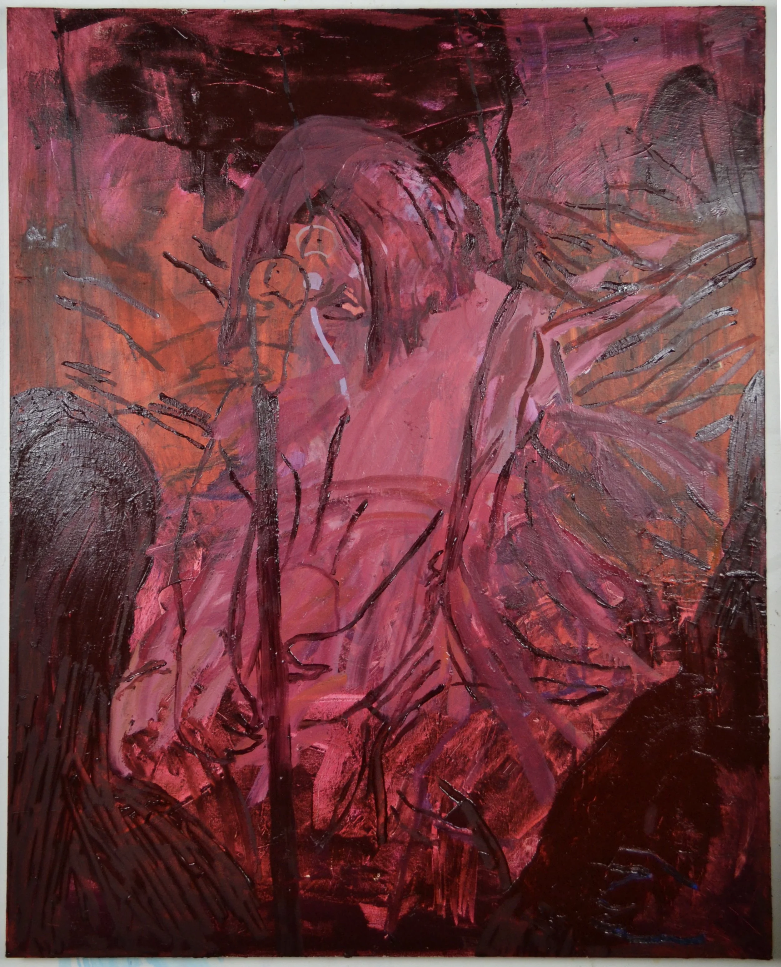   Rocker at Ortliebs   Oil on canvas  48x40” 2018 