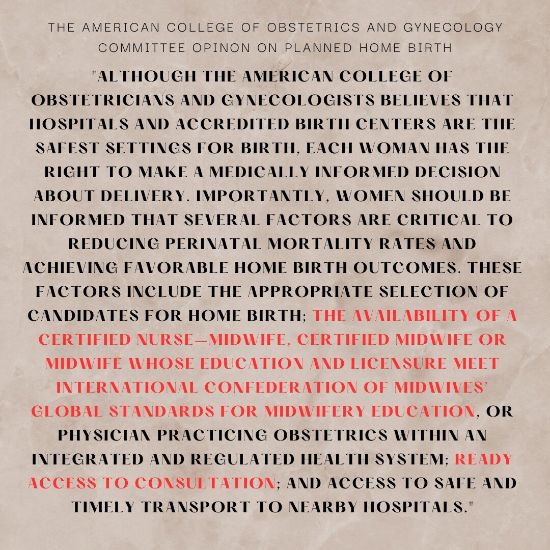 Every birthing person reserves the right to informed choice when it comes to birthing locations, which means, given the facts, every birthing person has the right to plan a home birth if they so choose. 

Based on ACOG opinion number 669, reaffirmed 