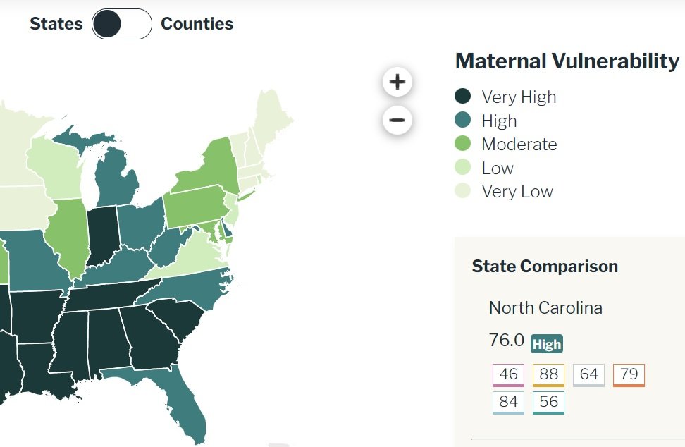 NC Maternal Vulnerability Index