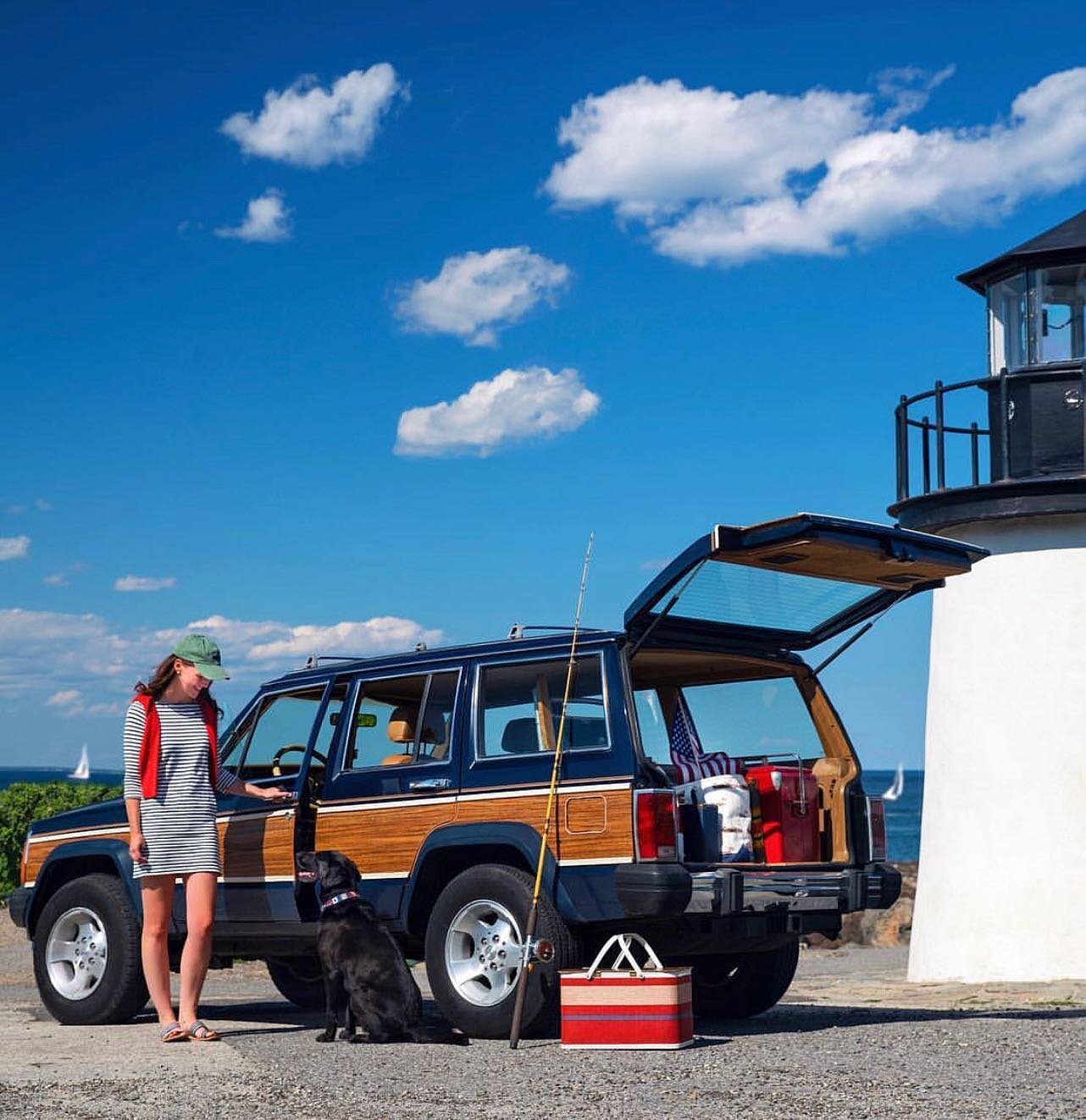 4 years ago today we brought home our &lsquo;86 Wagoneer! 💙 Happy summer memories for a rainy day 🥰 #wagoneerlimited