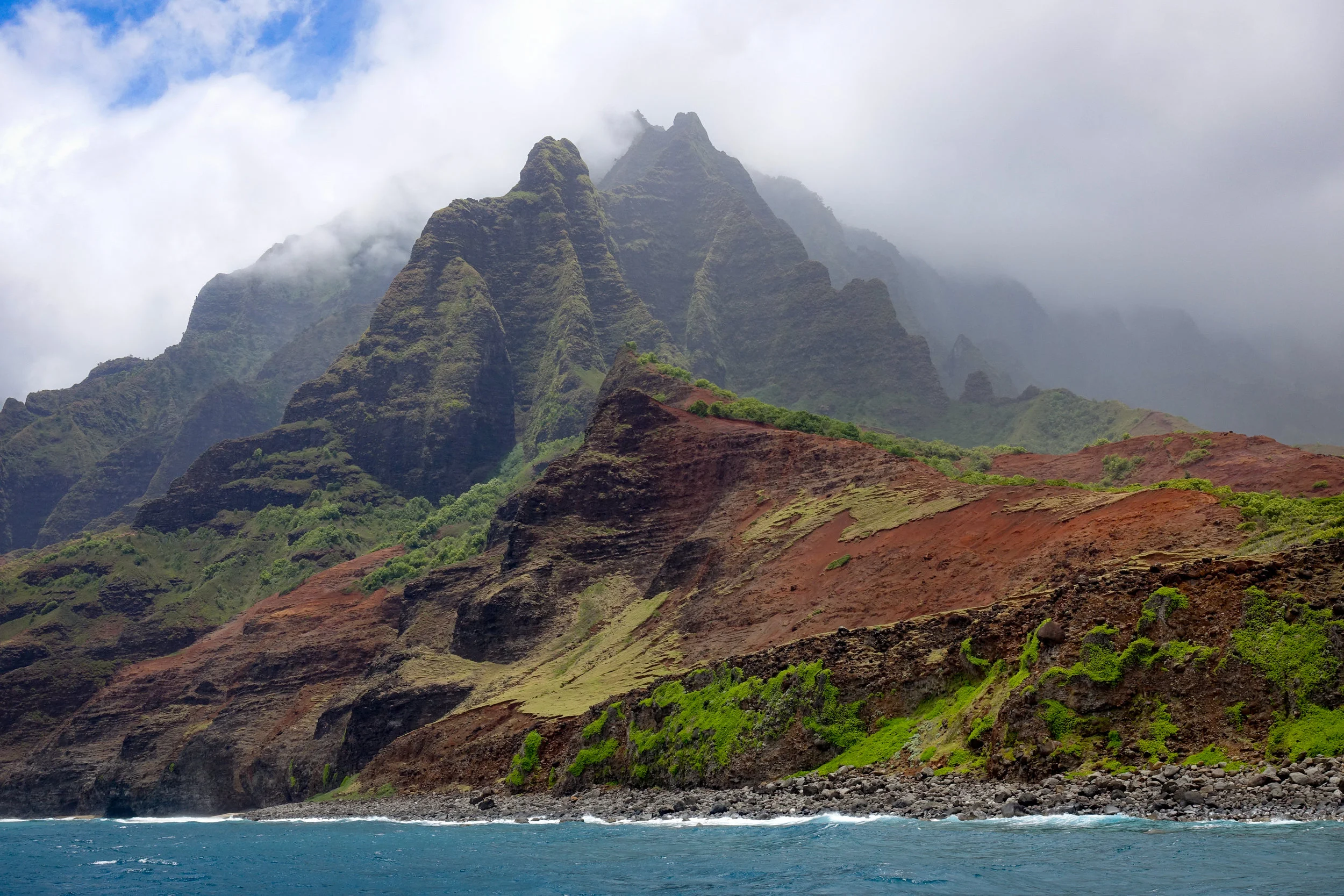 The Na Pali Coast in Hawaii