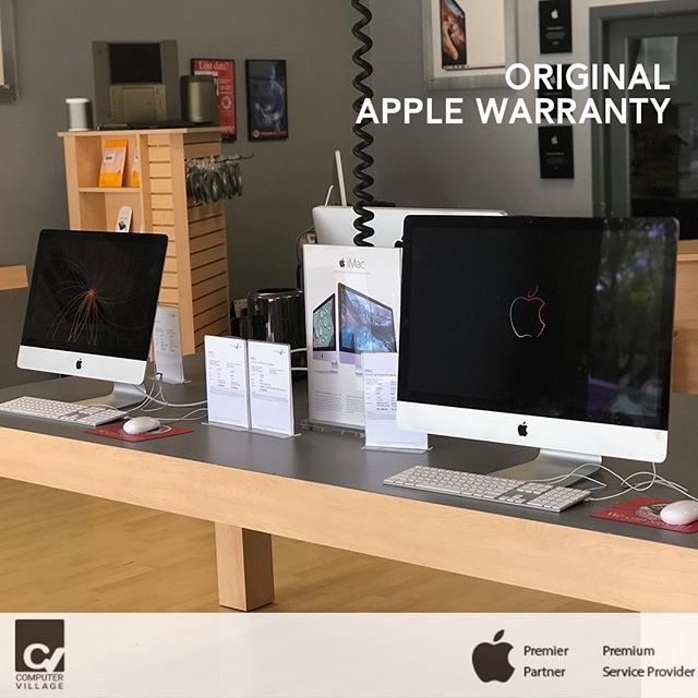FAQ: &ldquo;Will I get the same warranty if I buy a Mac from Computer Village as if I bought it from Apple?&rdquo;
.
ANSWER: &ldquo;Yes, all Apple products come with the same standard warranty that is included when purchasing at Apple or any other au