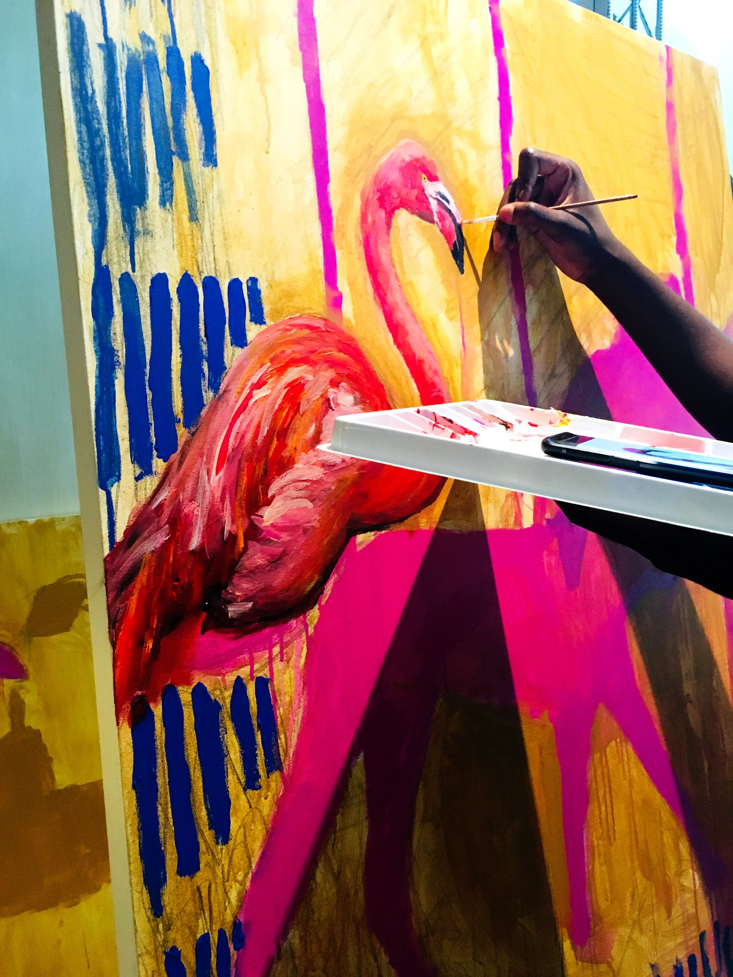 Flamingo-Painting-Jabar-Swirl-FourSeaons-DC-Summer.jpg