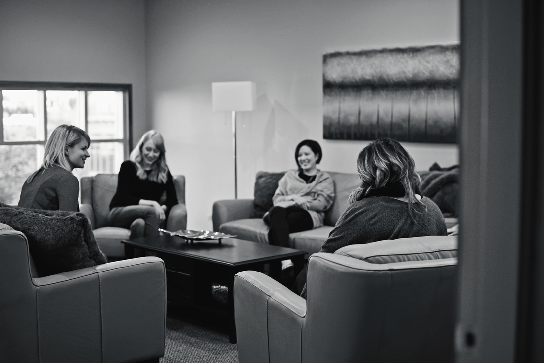 Our comfortable group therapy room