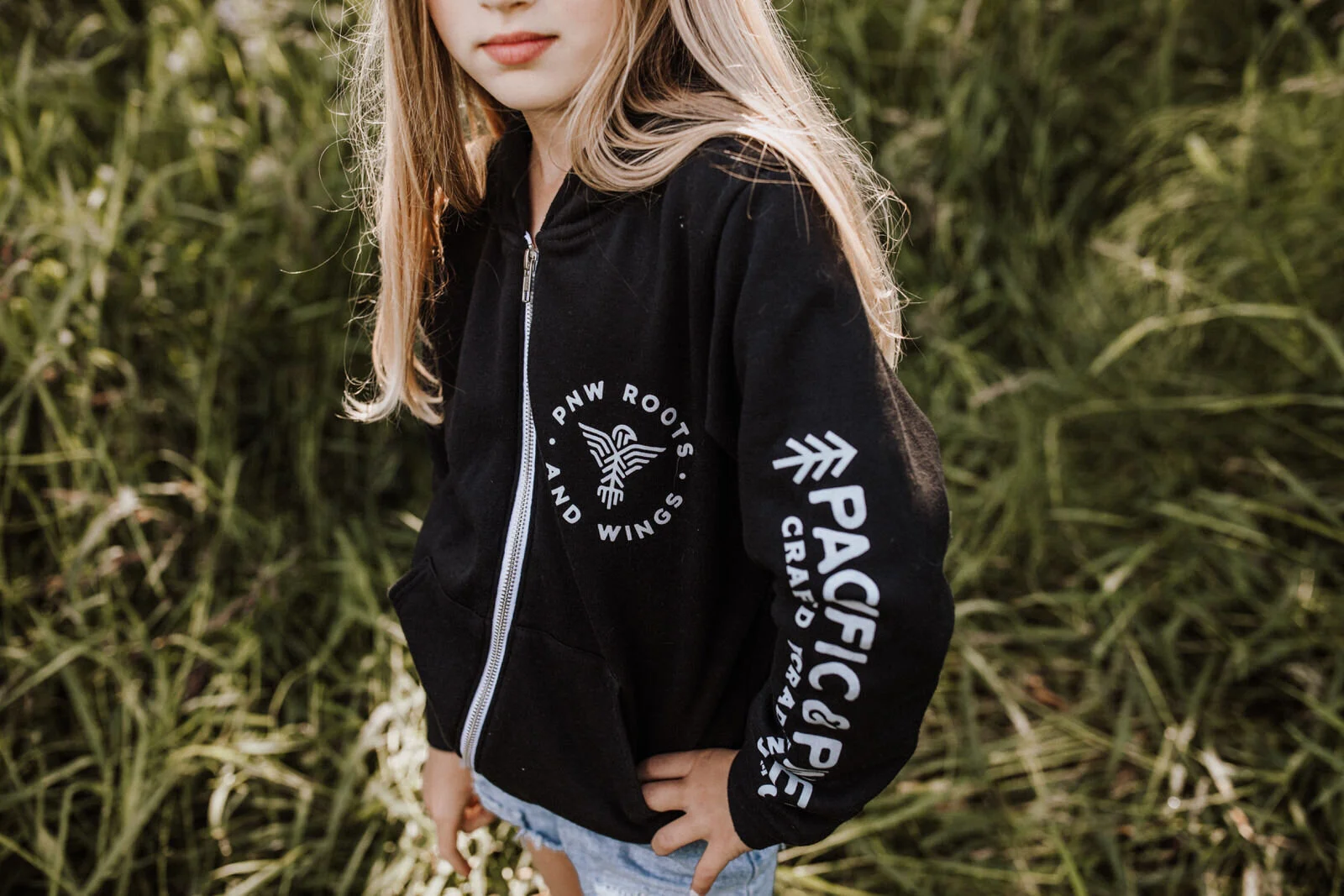 Roots and Wings Youth Zip Up Hoodie
