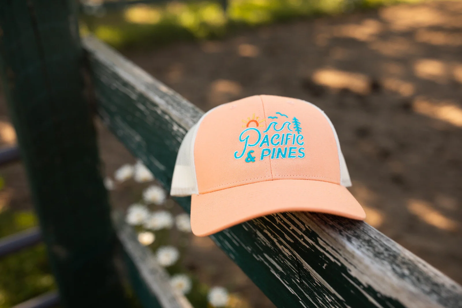 Pacific + Pines "Sunset" Stitched Snapback Hat
