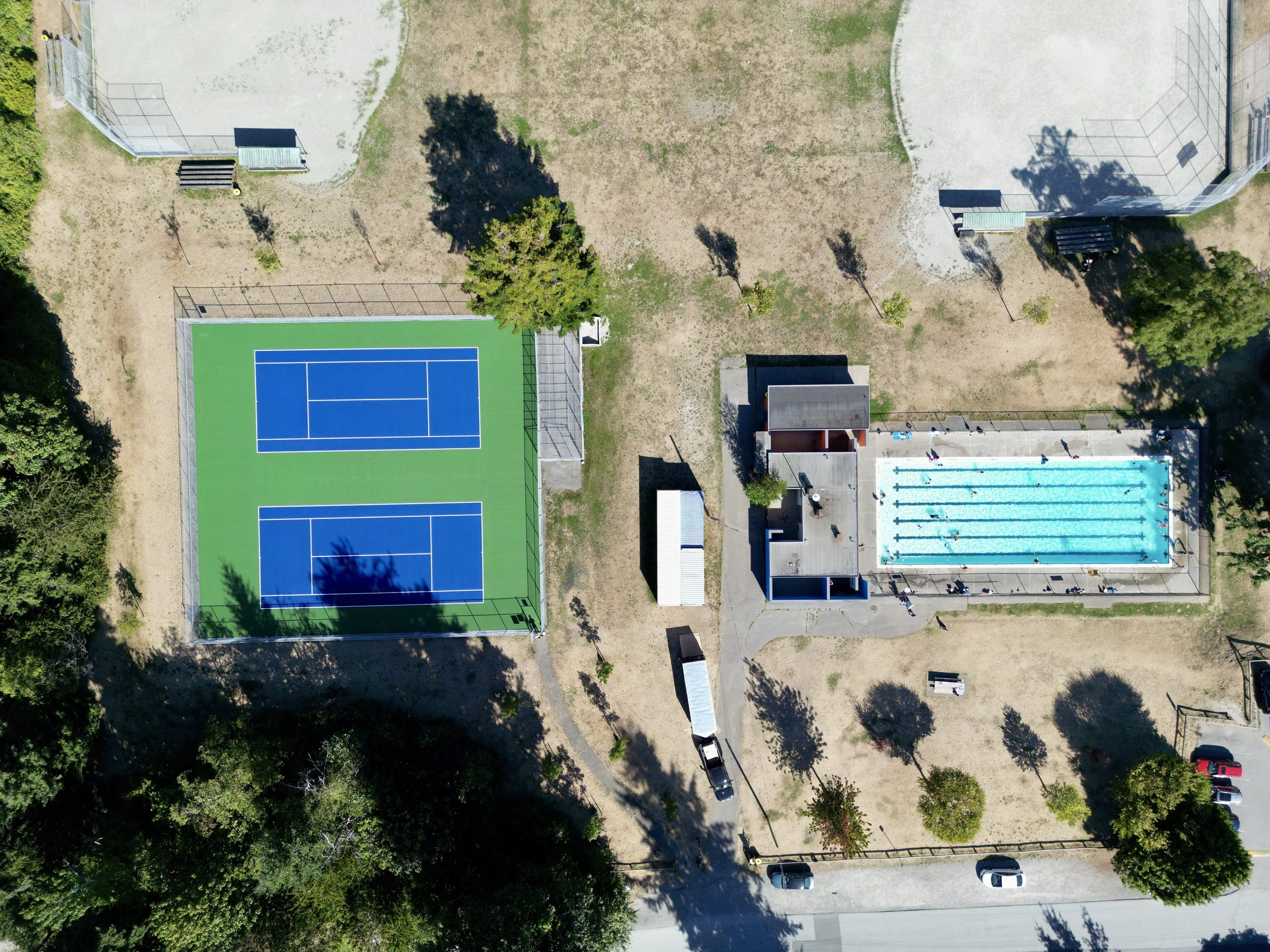 Surrey Sunnyside Park Tennis Court Paint Swimming Pool Lower Mainland Vancouver Langley White Rock.JPG