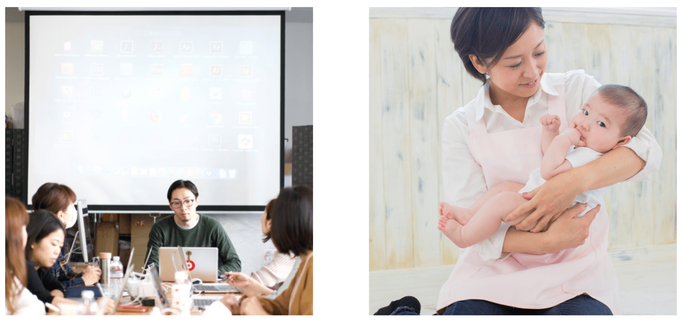 IMG-実際の授業風景とキッズスペースの風景