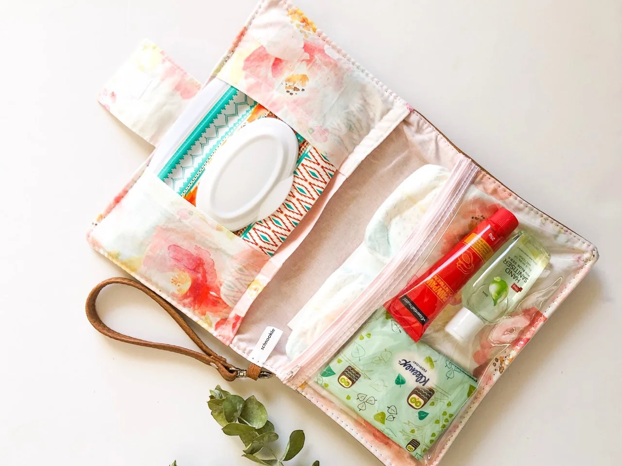 nappy wallet leather pink floral.jpg