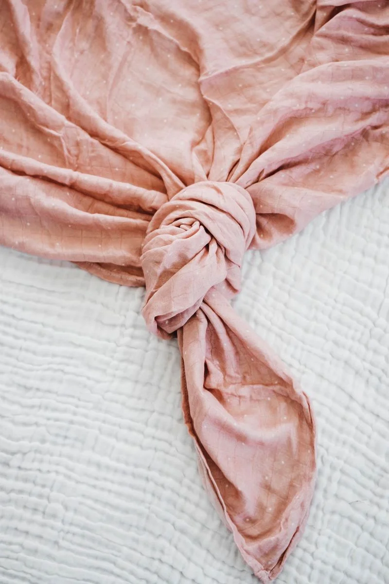 bamboo muslin peach dotty 2.jpg