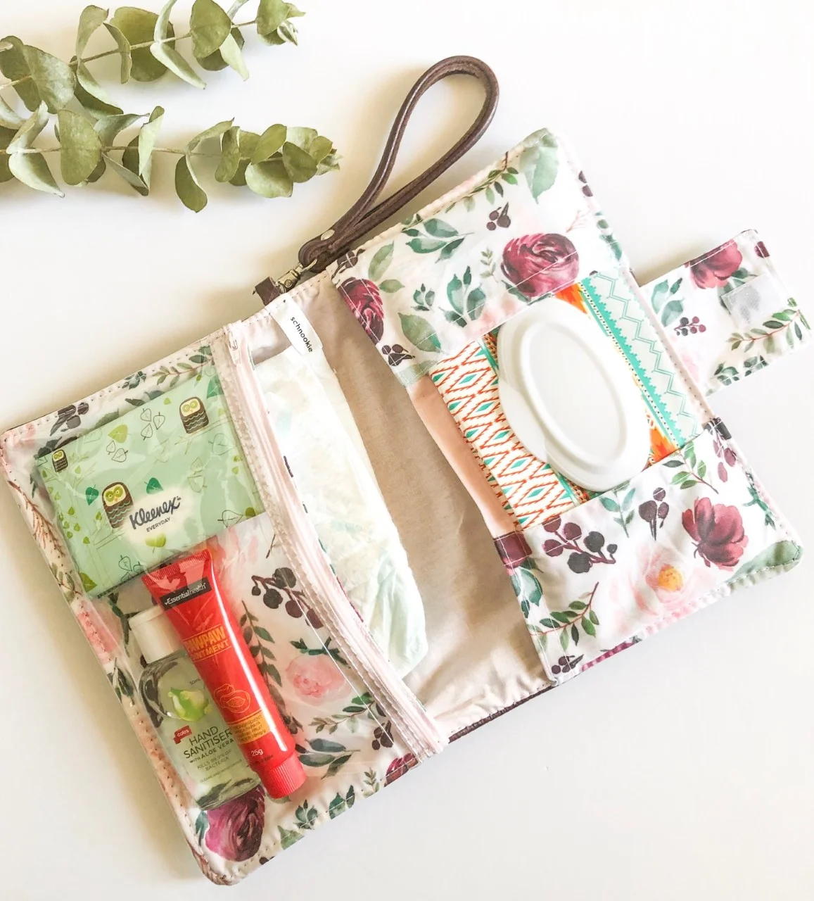 nappy wallet leather burgundy florals.jpg