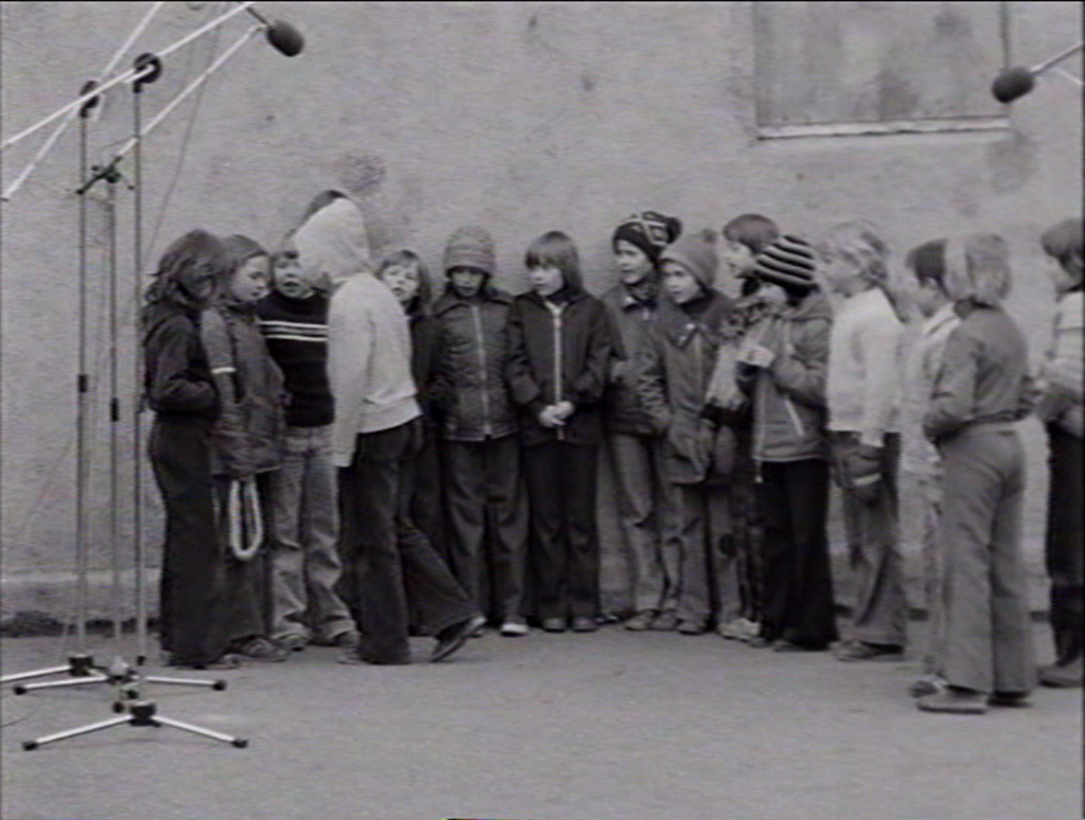 Sangleiker på Lilleby skole, Trondheim, 1977