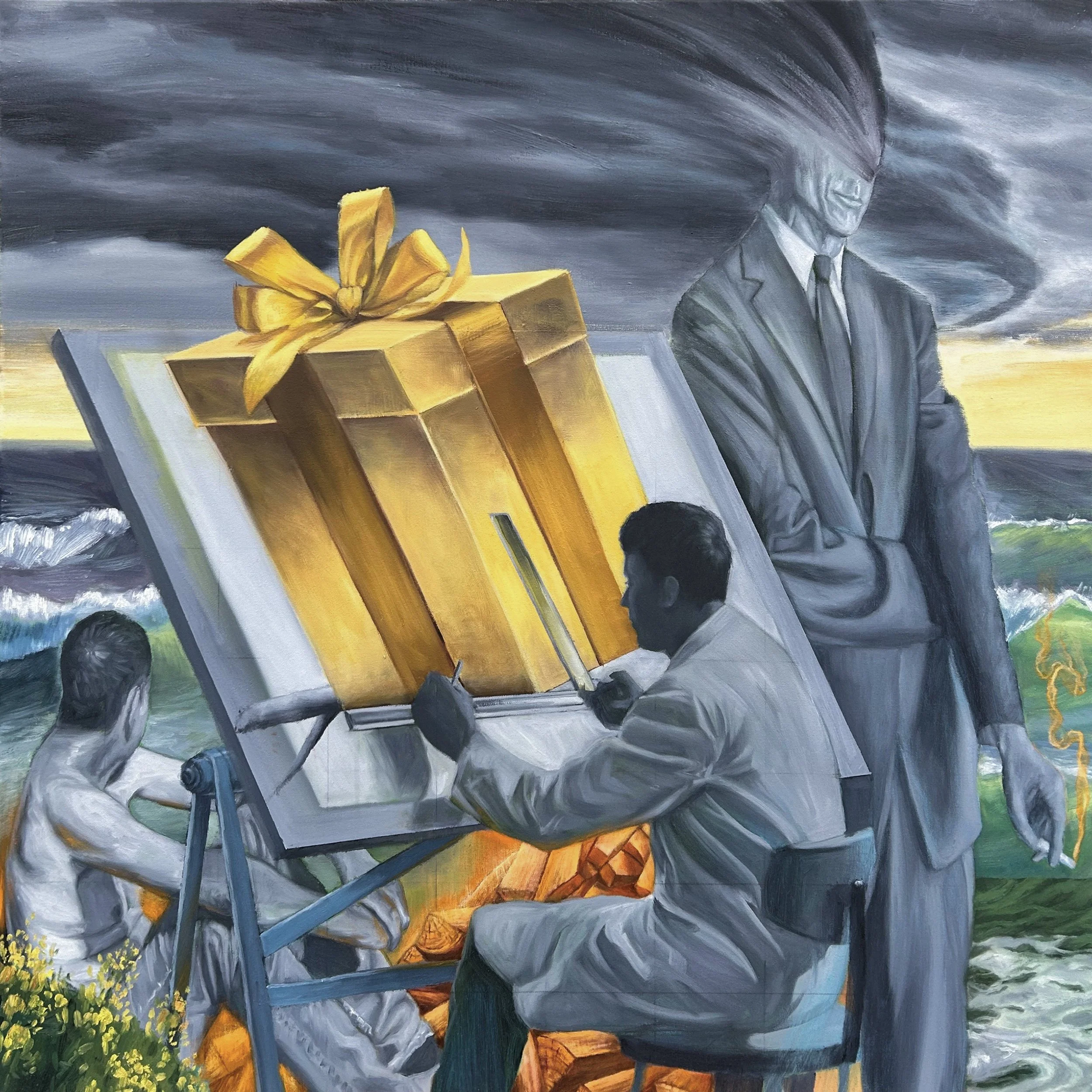  Oil on canvas 100 x 100cm (2025) 