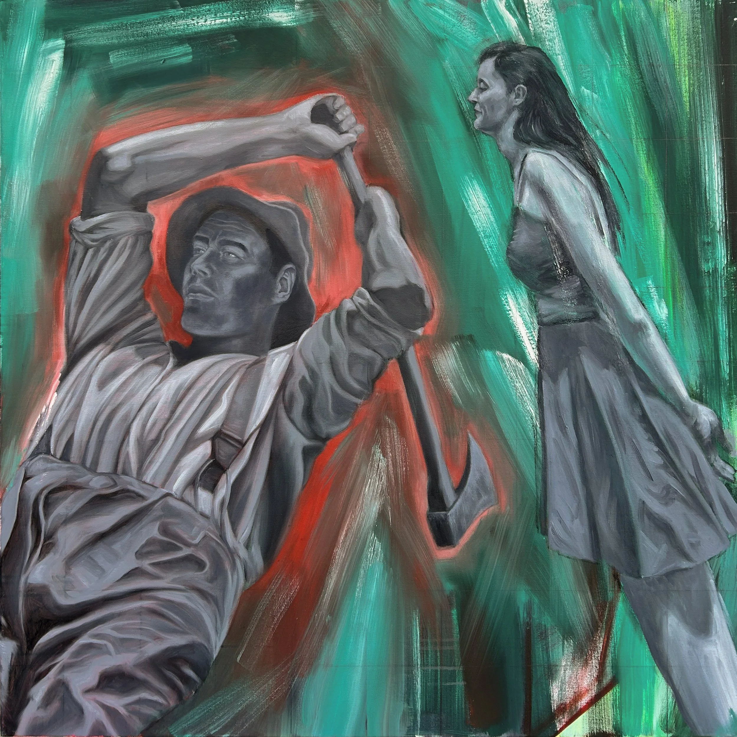  Oil on canvas 100 x 100cm (2025) 