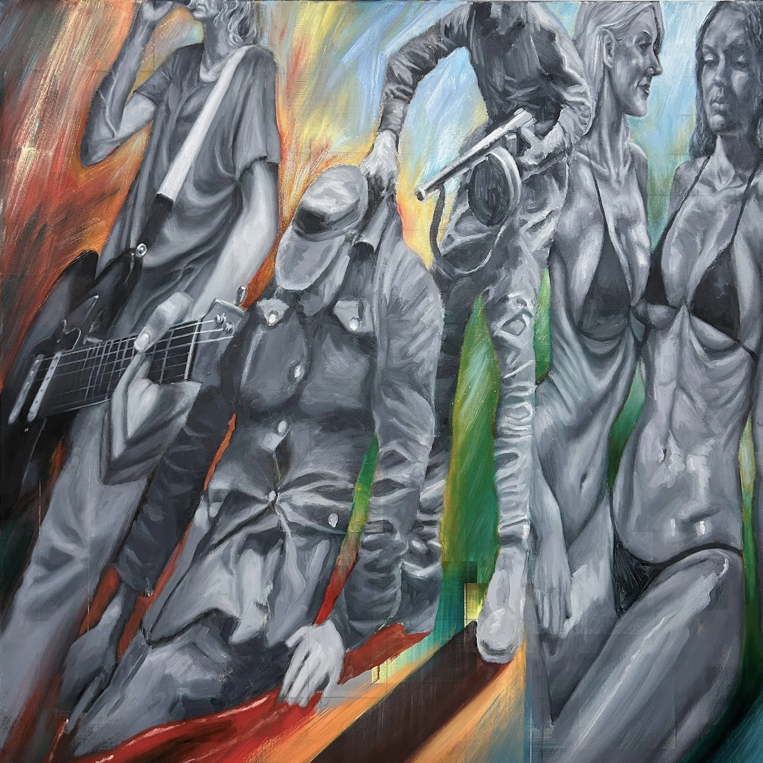  Oil on canvas 100 x 100cm (2025) 