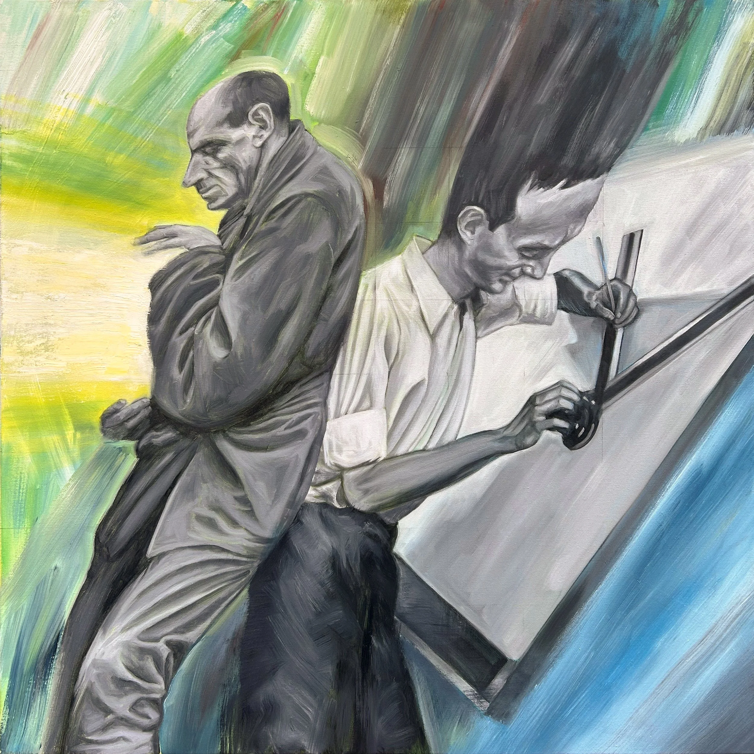  Oil on canvas 100 x 100cm (2025) 