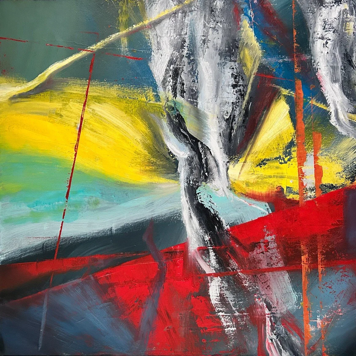  Oil on canvas, 70 × 70 cm (2026) 