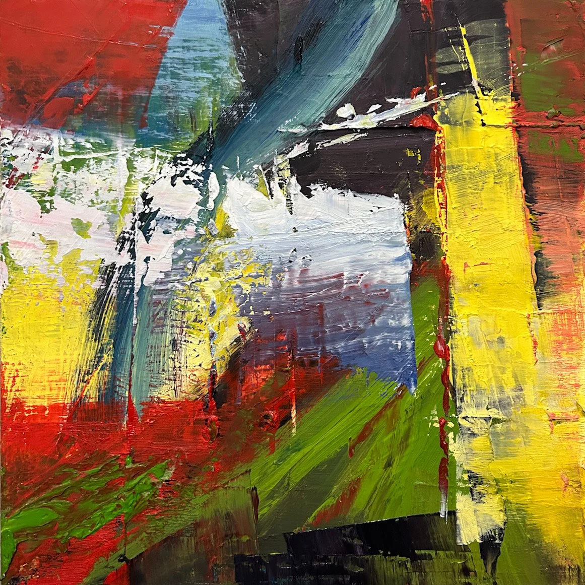  Oil on board, 10 × 10 inches (2026) 
