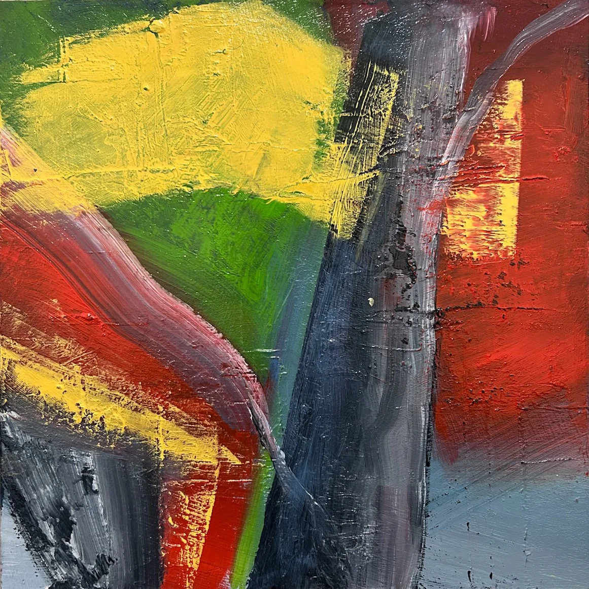  Oil on board, 10 × 10 inches (2026) 