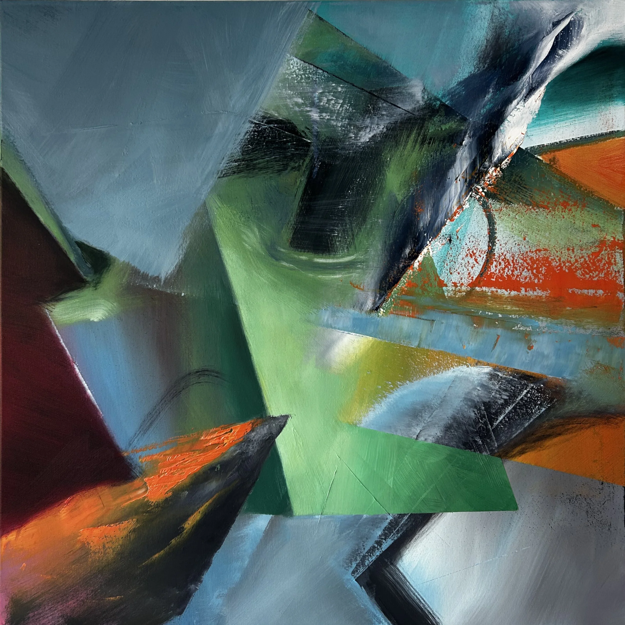  Oil on canvas, 80 × 80cm (2026) 