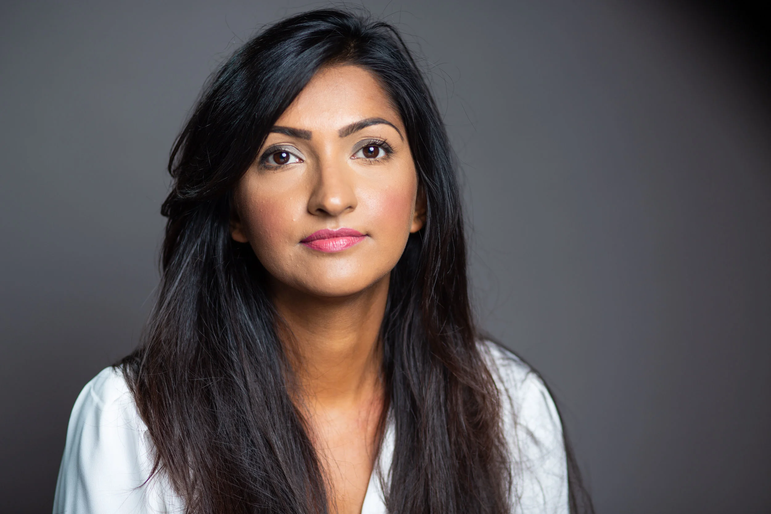 This headshot was taken while testing my lighting setup without any direction from me - Far too much neck on show.