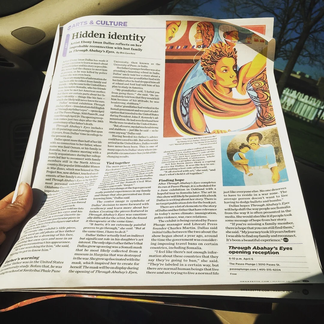 Okc Artist Ebony Iman Dallas Traces Her Father S History Back To