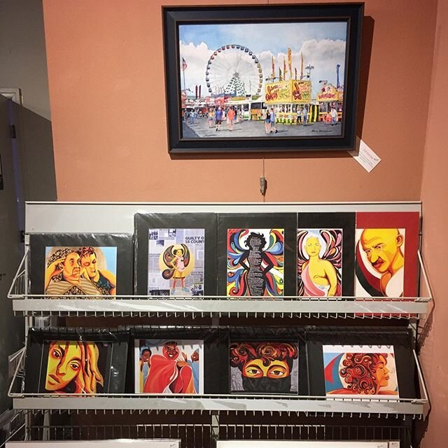 Art prints for sale at @literatipress in Paseo OKC!!!