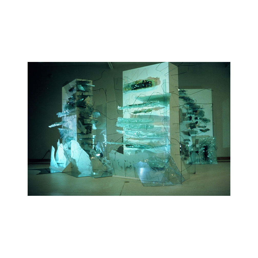 01_Storms_slumped and float glass held with  steel on wood_300cm x 600 cm x 400 cm_Temporary Installation_Salina Art Center Salina Kansas_1999_email.jpg