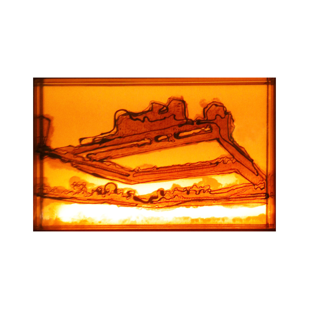 08_Southbank orange_20 cm x 13 cm x 5 cm_painted and fired glass with LED light panel_private collection UKV2013.jpg