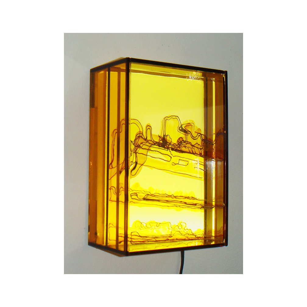11_Southbank yellow #2_side view_9 cm x 13 cm x 5 cm_painted and fired glass with LED light panel_private collection USA_2013.jpg