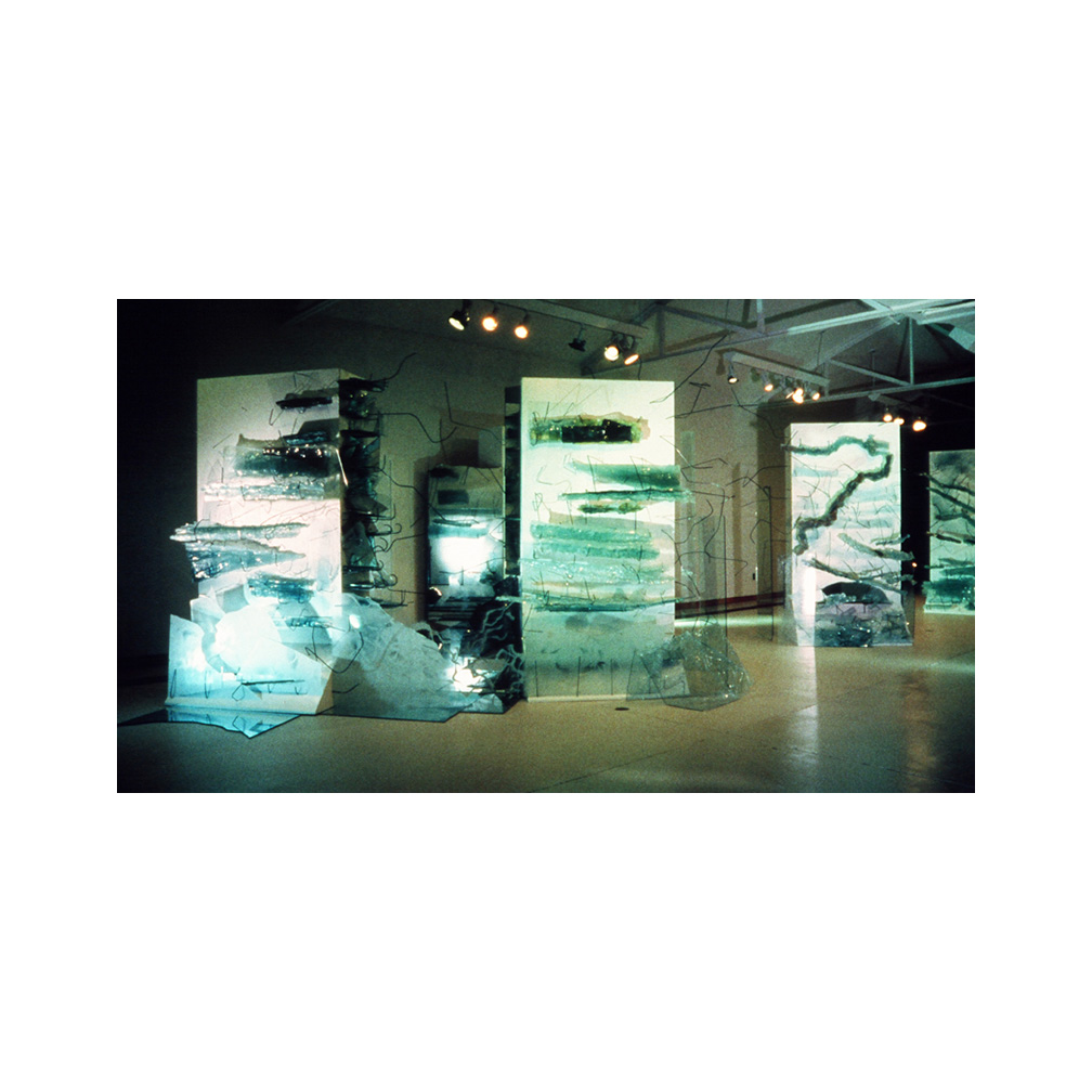 02_Storms_slumped and float glass held with  steel on wood_300cm x 600 cm x 400 cm_Temporary Installation_Salina Art Center Salina Kansas_1999_email.jpg