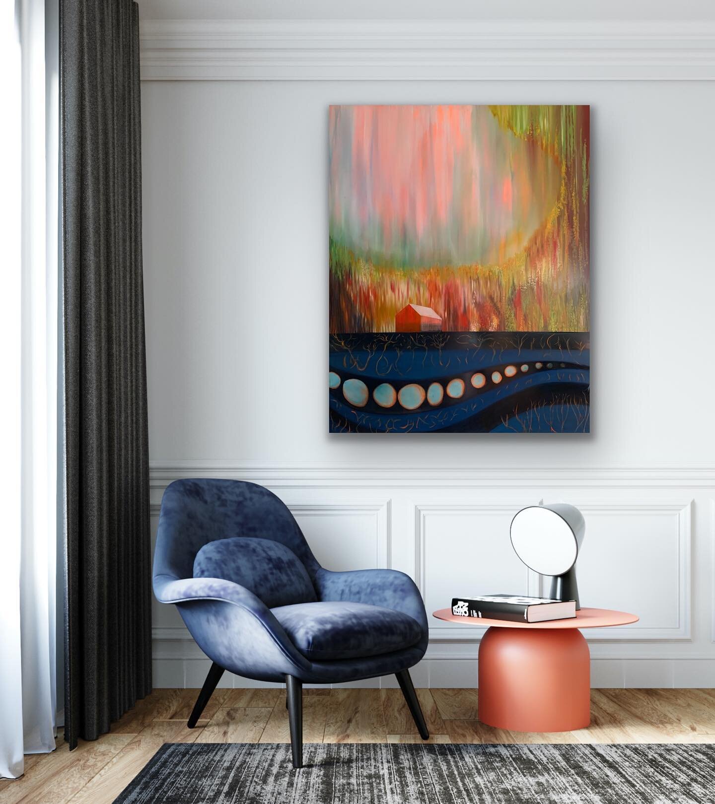 &ldquo;Home&rdquo;
Oil on aluminum 
125 x 100 cm
2023

Thank you @artrooms.
Always lovely to see how a painting would look in situ.

Come and see them yourself if you can @affordableartfairuk opening next Wednesday DM for free tickets! 

#affordablea