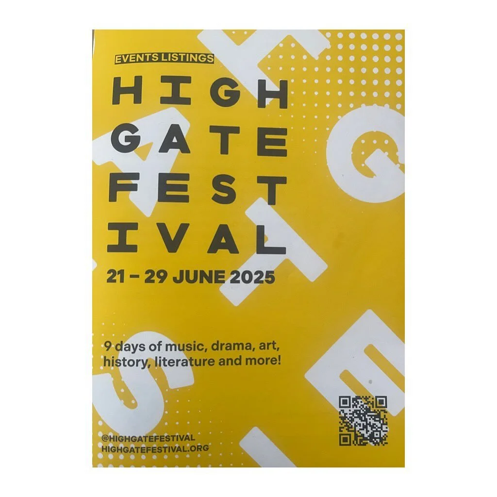 Delighted to have two art openings tomorrow as part of the @highgatefestival 
First one starts at 11 am until 6 pm @riverstonelondon 
1 Hampstead Lane N6 4RS
Free refreshments all day!
🥂
Then from 6-8 pm 
&ldquo;Why Am I So Hot?&rdquo; 
@bothgallery