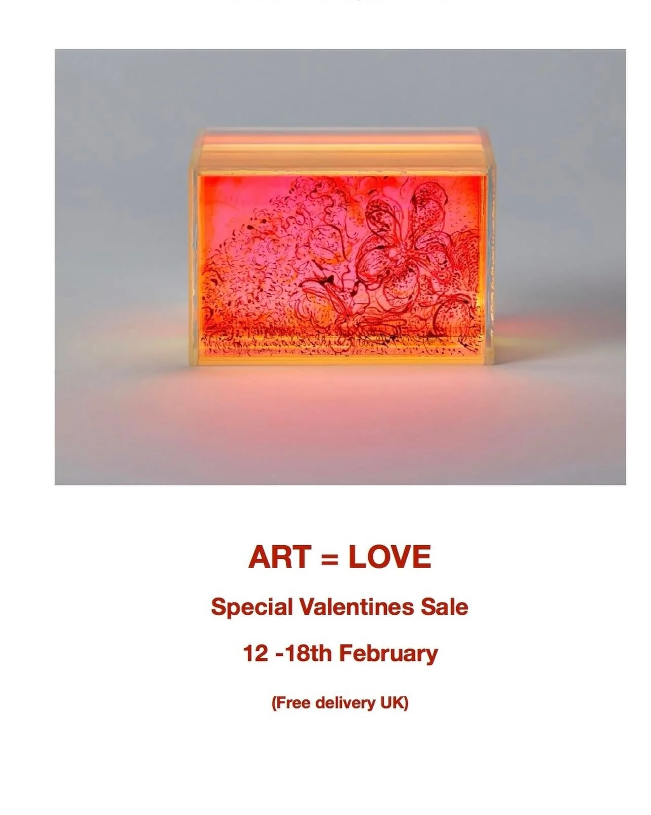 Last day today! 
Thanks for all the messages and I&rsquo;m sending out all the work tomorrow.
Thank you!
Special Valentine&rsquo;s Week Offer &mdash; 12&ndash;18 February 💌

A selection of small paintings and works on paper now available in my studi